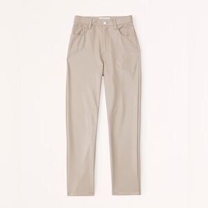 Abercrombie  and Fitch 90’s Ultra High Rise Faux Leather Pants